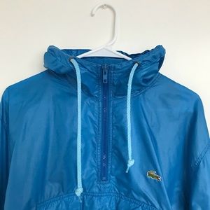 Vintage Sky Blue Lacoste Windbreaker